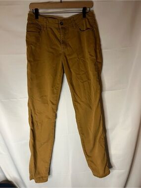 Prana Women's Straight-Leg Jeans in Mustard